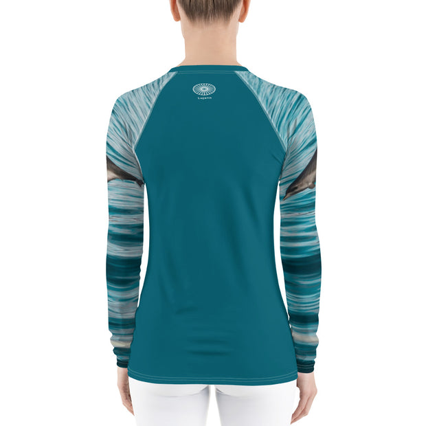 Dazzling Dolphins Fitness Top