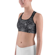 "Wondrous Webs" Fitness Bra