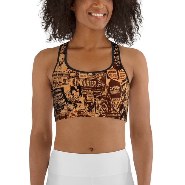 "Fright Night" Fitness Bra