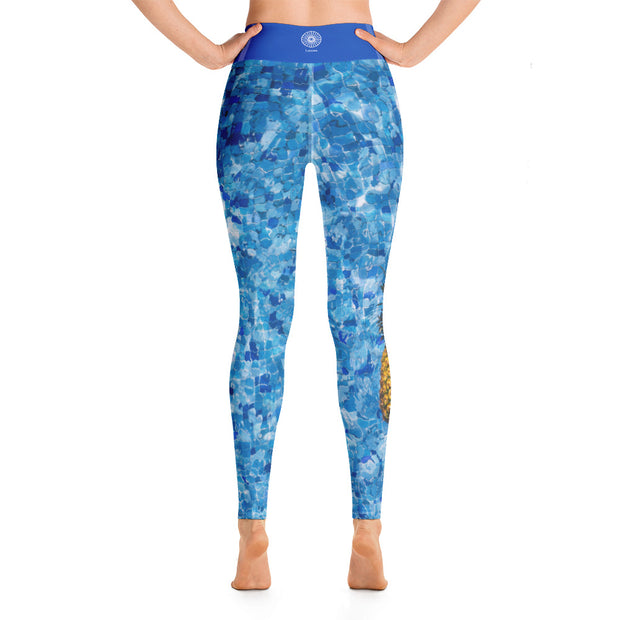 "Who Threw the Pineapple In the Pool?" Yoga Leggings