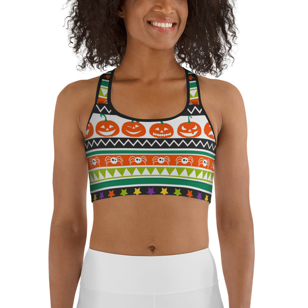 "Halloween Spirit" Fitness Bra