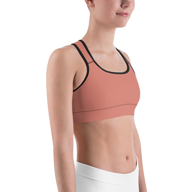 LSB Unpadded Fitness Bra in Crabapple