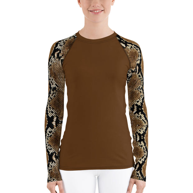 "Snake Charmer" Land & Sea Fitness Top