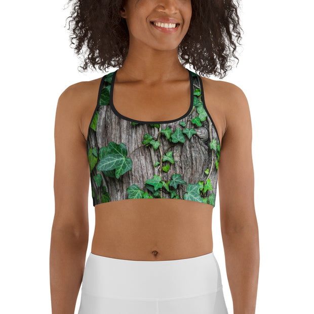 Vivacious Vines Sports Bra
