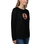 LSB "Lujann Girl" Classic Crewneck Sweatshirt in Crabapple
