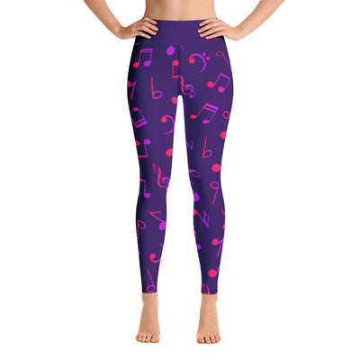 Purple Rhapsody Yoga Leggings