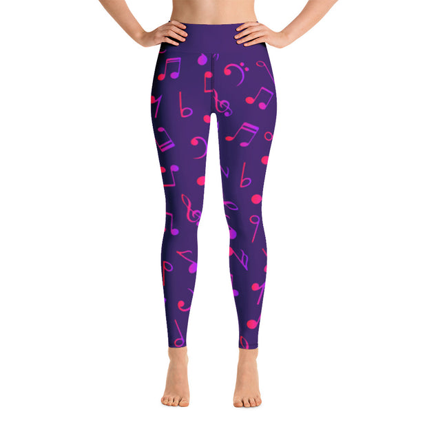 Purple Rhapsody Yoga Leggings