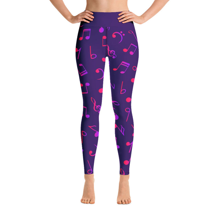 Purple Rhapsody Yoga Leggings
