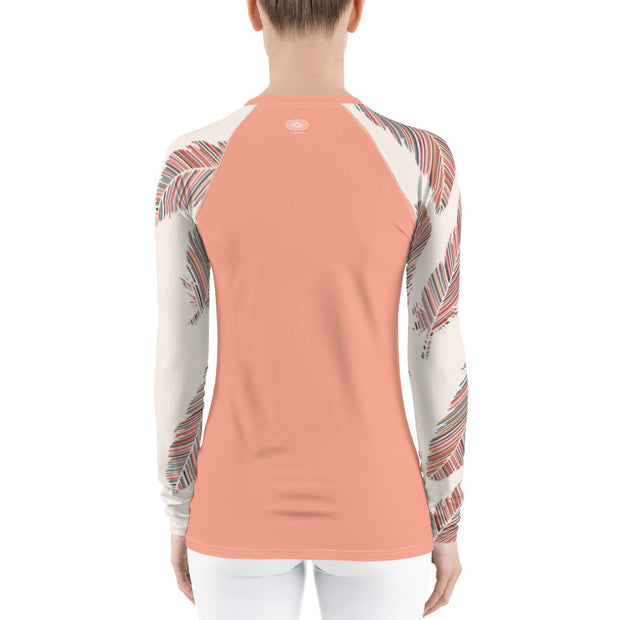 Falling Feathers Fitness Top
