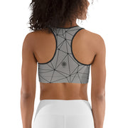 LSB GeoLine Unpadded Fitness Bra in Paloma