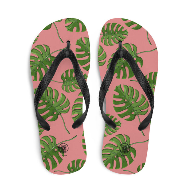 Pink Palms Hotel Flip-Flops