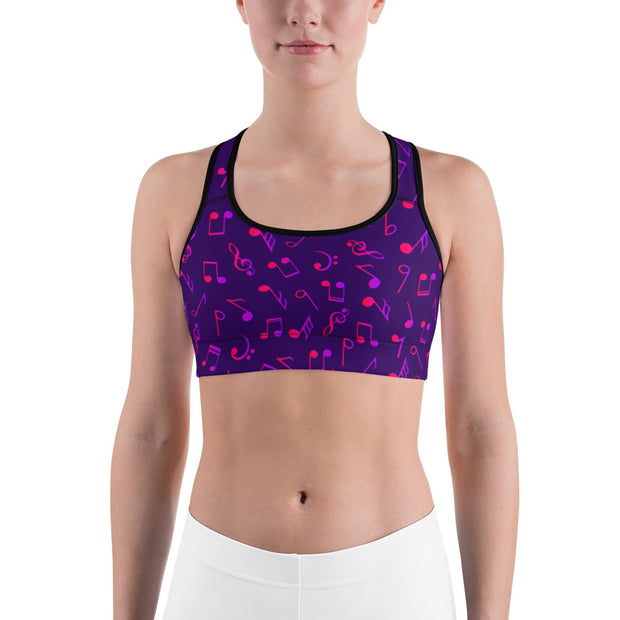Purple Rhapsody Sports Bra