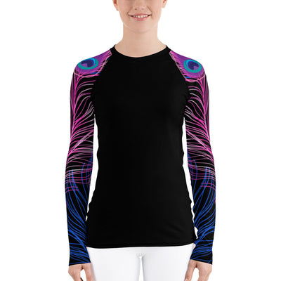 "Pretty As A Peacock" Land & Sea Fitness Top