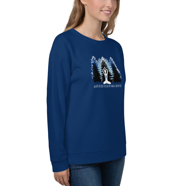 "Into the Forest" Pullover Fitness Sweatshirt