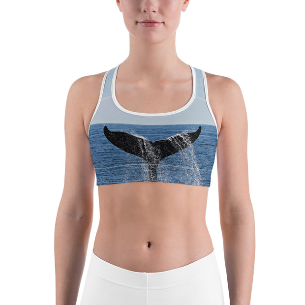Save the Whales Sports Bra