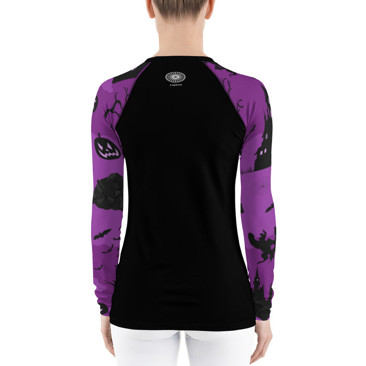 "Purple Treat Trail" Land & Sea Fitness Top