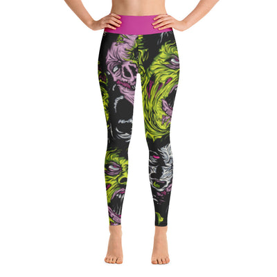 Activewear Athleisure Yoga Leggings similar to athleisure yoga leggings by Lululemon Athletica, Fabletics, Sweaty Betty, Under Armour, Nike, Nordstrom and Adidas for yoga, fitness, Pilates, workouts in moisture-wicking fabric, high fashion prints and bright colors for hiking, camping, surfing, running, swimming, snorkeling, and other outdoor activities as well as lounging, meditation, stretching and relaxing, all for the city girl