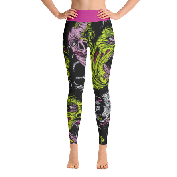 Activewear Athleisure Yoga Leggings similar to athleisure yoga leggings by Lululemon Athletica, Fabletics, Sweaty Betty, Under Armour, Nike, Nordstrom and Adidas for yoga, fitness, Pilates, workouts in moisture-wicking fabric, high fashion prints and bright colors for hiking, camping, surfing, running, swimming, snorkeling, and other outdoor activities as well as lounging, meditation, stretching and relaxing, all for the city girl
