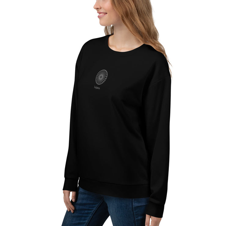 LSB "Classic" Pullover Fitness Sweatshirt in Jet Black