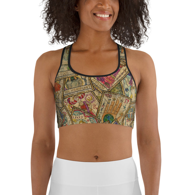 "Fortune Teller" Fitness Bra