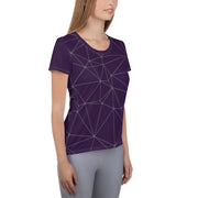 LSB Athletic T-shirt in Deep Plum