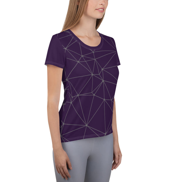LSB Athletic T-shirt in Deep Plum