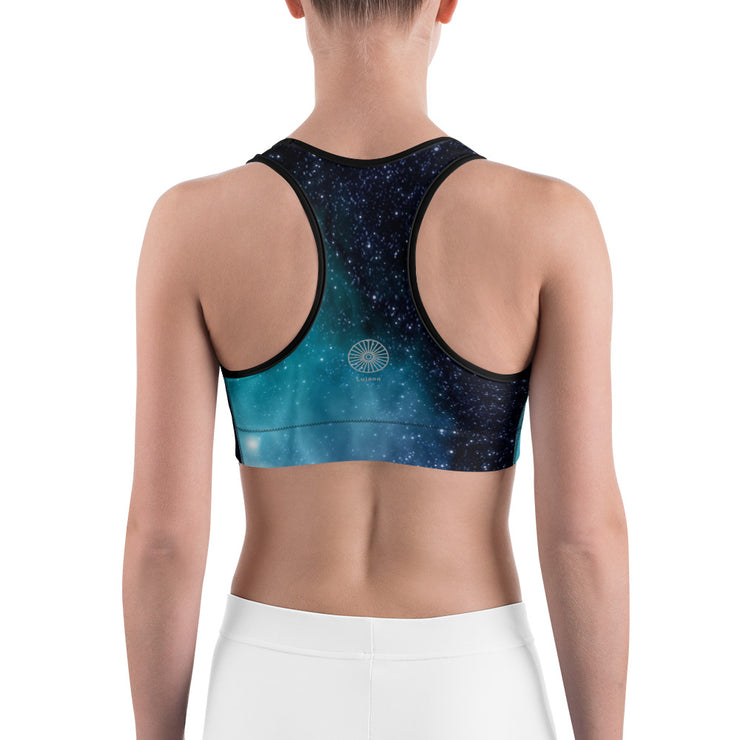 Ocean Skies Sports Bra