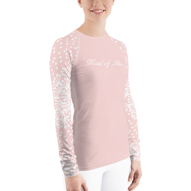 Pink Powder Puff Maid of Honor Fitness Top