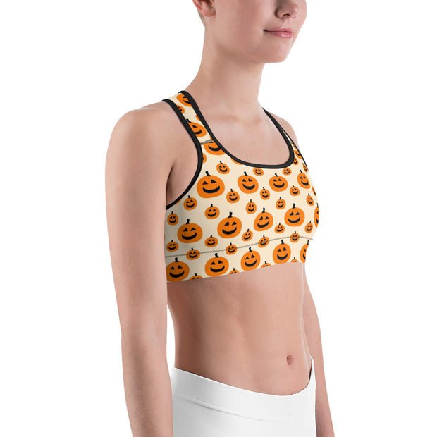 "Trip To the Pumpkin Patch" Fitness Bra