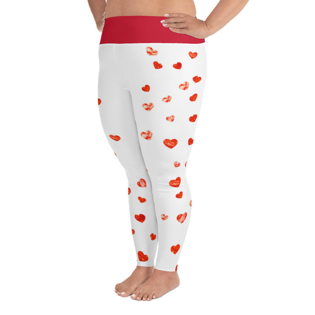 Happy Heart Plus Size Leggings