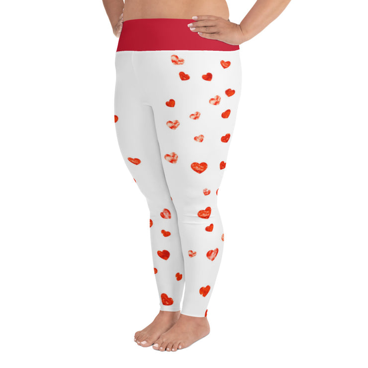 Happy Heart Plus Size Leggings