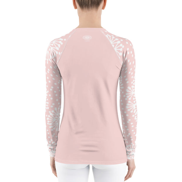 Pink Powder Puff Bridesmaid Fitness Top
