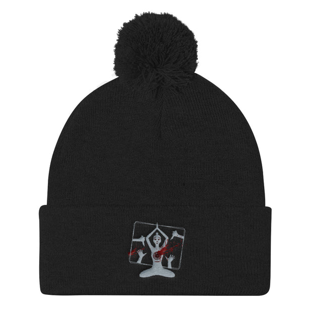 "Carrie" Pom_Pom Knit Hat