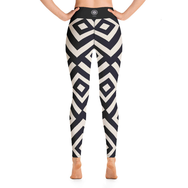 Activewear Athleisure Yoga Leggings similar to athleisure yoga leggings by Lululemon Athletica, Fabletics, Sweaty Betty, Under Armour, Nike, Nordstrom and Adidas for yoga, fitness, Pilates, workouts in moisture-wicking fabric, high fashion prints and bright colors for hiking, camping, surfing, running, swimming, snorkeling, and other outdoor activities as well as lounging, meditation, stretching and relaxing, all for the city girl