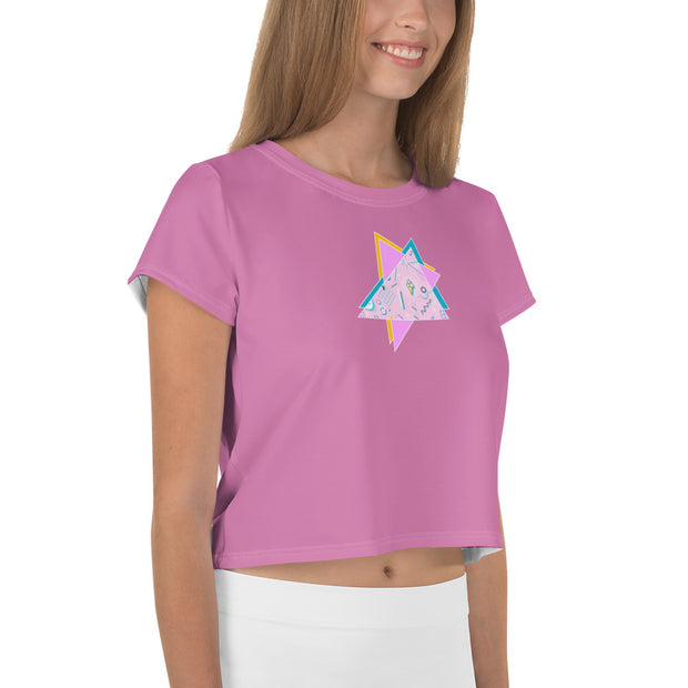 Pretty In Pink Crop Tee