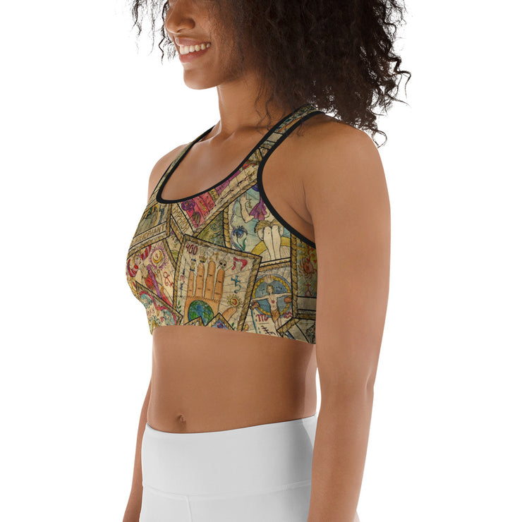 "Fortune Teller" Fitness Bra