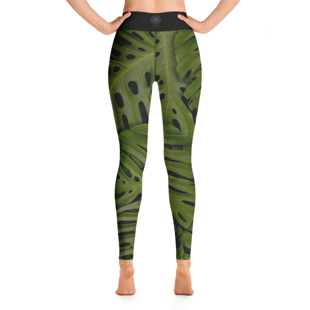 Peeping Palm Yoga Leggings