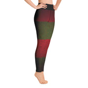 Activewear Athleisure Yoga Leggings similar to athleisure yoga leggings by Lululemon Athletica, Fabletics, Sweaty Betty, Under Armour, Nike, Nordstrom and Adidas for yoga, fitness, Pilates, workouts in moisture-wicking fabric, high fashion prints and bright colors for hiking, camping, surfing, running, swimming, snorkeling, and other outdoor activities as well as lounging, meditation, stretching and relaxing, all for the city girl