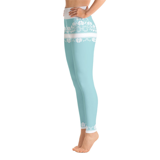 Wedding At Tiffany's Yoga Leggings