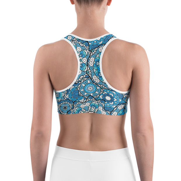 Pool Mosaic Sports Bra