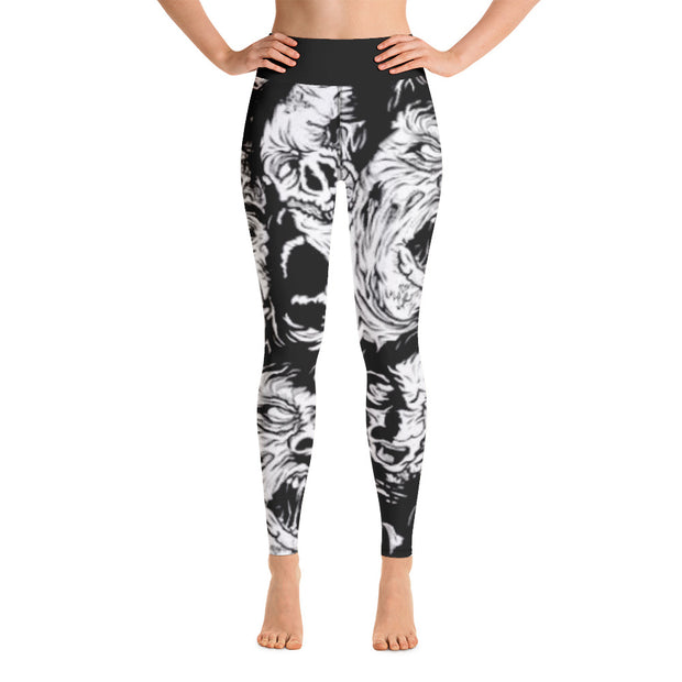 Activewear Athleisure Yoga Leggings similar to athleisure yoga leggings by Lululemon Athletica, Fabletics, Sweaty Betty, Under Armour, Nike, Nordstrom and Adidas for yoga, fitness, Pilates, workouts in moisture-wicking fabric, high fashion prints and bright colors for hiking, camping, surfing, running, swimming, snorkeling, and other outdoor activities as well as lounging, meditation, stretching and relaxing, all for the city girl