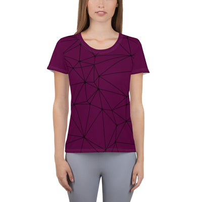 LSB Athletic T-shirt in Tyrian Purple