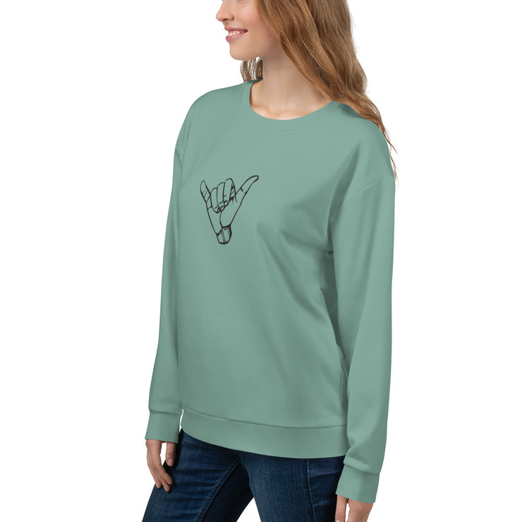 "Hang Loose" Pullover Fitness Sweatshirt