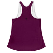 LSB Racerback Fitness Tank Top in Tyrian Purple