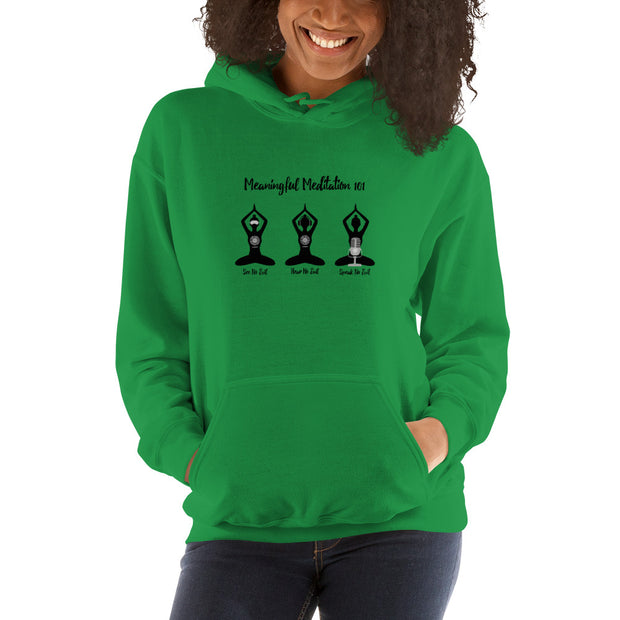 Meditation 101  Hoodie Sweatshirt (multiple color options)