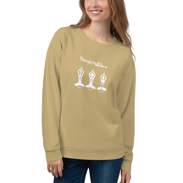 Meditation 101 Pullover Fitness Sweatshirt