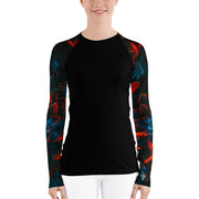 "Crimson Love" Land & Sea Fitness Top