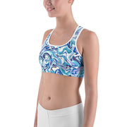 Ink Melt Sports Bra