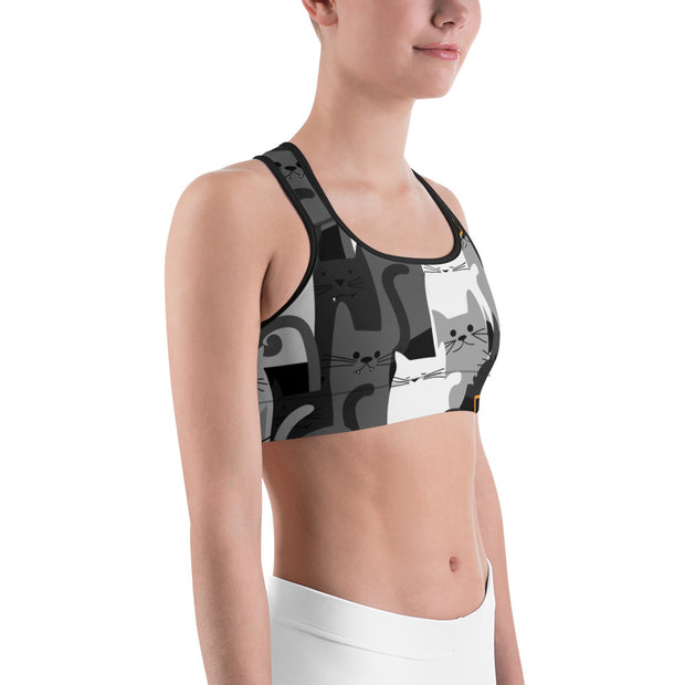 "Cat Lady" Fitness Bra