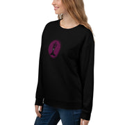 LSB "Lujann Girl" Classic Crewneck Sweatshirt in Tyrian Purple
